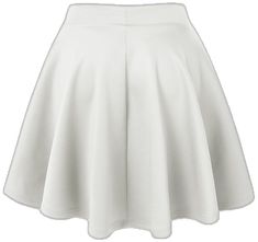 White Solid Color Party Skirt, White Stretch Skirt Solid Color, White A-line Party Skirt, Party Flared Mini Skirt In Solid Color, Flared Stretch Mini Skirt, Fitted A-line Mini Skirt In Solid Color, Stretch Flared Mini Skirt In Solid Color, Stretch A-line Mini Skirt In Solid Color, Trendy White Flared Mini Skirt