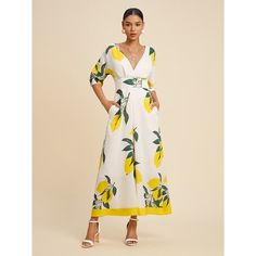 Season:Spring and Summer; Fabric:Satin; Sleeve Length:Half Sleeve; Dress Length:Maxi; Look After Me:Machine wash; Gender:Women's; Style:Dresses; Elasticity:Micro-elastic; Occasion:Vacation,Casual Daily,Weekend; Details:Pocket; Dresses Type:Hem Maxi,Satin Maxi; Pattern:Fruit; Design:Print; Neckline:V Neck; Sleeve Type:Magyar Sleeve; Trends:Print; Listing Date:05/23/2024; Bust:; Length:; Sleeve:; Waist:; Fit US Size:; Fit UK Size:; Dress Length Type:Maxi Dress; Fit FR Size:; Fit DE Size:; Loosenes Magyar Sleeve, Maxi Pattern, Pocket Dresses, V Neck Dresses, Dresses Vacation, Pattern Fruit, Printed Casual Dresses, Satin Maxi, Fruit Design