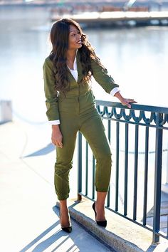 Utility Jumpsuit, Halftime Show, Perfect Legs, Christian Louboutin So Kate, Boiler Suit, Current Styles, Weekend Outfit, Office Wear, Super Bowl