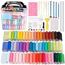 an assortment of crafting supplies including crayons and markers