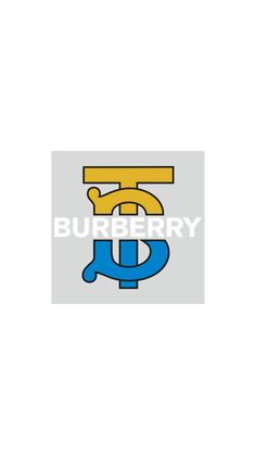 the logo for bucherry is shown in blue and yellow, on a white background