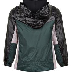 Designed in Denmark A sleek and versatile windbreaker that will easily take you from workouts to week-end wear. Features a color block detail on side panels, sleeves and back in a mix of blush pink, a deep emerald green and the perfect touch of neon. Made in a lightweight fabric to keep you cool during activities. Interior is fully lined in a fine mesh to wick away moisture. Pull drawstring for a more structured look or leave it loose for a relaxed fit. Features: Lightweight fabric Mesh interior Sporty Green Moisture-wicking Windbreaker, Green Color Block Nylon Outerwear, Green Nylon Windbreaker Athleisure Style, Green Nylon Color Block Outerwear, Green Nylon Track Jacket In Athleisure Style, Green Nylon Windbreaker For Athleisure, Green Nylon Athleisure Windbreaker, Green Nylon Athleisure Track Jacket, Sporty Green Nylon Track Jacket