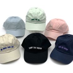 Introducing our best-selling Personalised Slogan Cap, the perfect accessory for all fashion-forward individuals! This stylish cap is made with high-quality materials and features a unique slogan that will set you apart from the crowd. You can choose from a variety of colours to match your personal style, and the font and thread options ensure that the cap is customized to your preference. Whether you're heading to a casual event or just want to add a pop of personality to your everyday look, our Stylish Caps, Stag Do, Blue Embroidery, Super Gifts, Taxi Driver, Car Personalization, Metallic Prints, Personalized Embroidery, White Embroidery