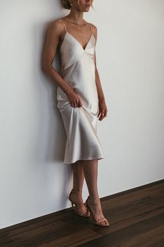 Silky Satin Midi Moonshine | Bridesmaid Dress | Grace Loves Lace Spaghetti Strap Bridesmaids Dresses, Making A Wedding Dress, How To Dress For A Wedding, Second Date, Second Wedding Dresses, Midi Bridesmaid Dress, Online Stylist, Rehearsal Dinner Dresses, Lace Bride