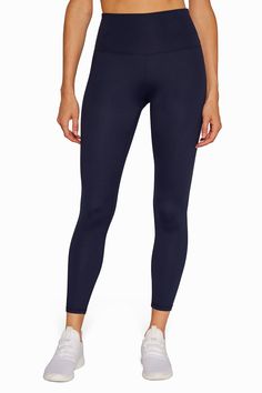 PRICES MAY VARY. High-rise ankle legging with 4.5" waistband for full coverage, tummy control, and slimming compression. Contender Deluxe fabric is designed with optimal stretch and elasticity, so it keeps its shape. Moisture-wicking and soft-brushed inside and out for a cozy feel. Inseam: 25 inches Best Leggings For Women Nordstrom, Best Work Leggings, Best Leggings For Short Women, Most Comfortable Leggings, Best Cheap Leggings, Best Workout Leggings On Amazon, Best Amazon Workout Leggings, Womens Leggings Outfits, Women Leggings Outfits