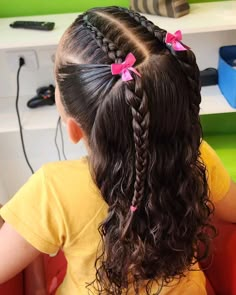 First Day Of School Hairstyles Kids Black, Hair Styles For Little Kids, Back To School Hairstyles For Kids, Hairstyles For Kindergarteners, Glamorous Updo, Elegant Buns, Homecoming Hairstyle, Romantic Waves