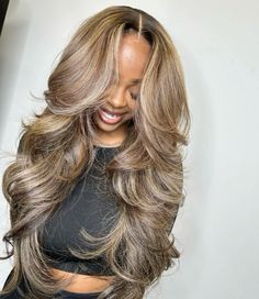 Pretty Wigs, Quick Weaves, Blonde Hair With Roots, Hoco Ideas, Hair Inspired, Blonde Aesthetic, Protective Hairstyles For Natural Hair, Blonde Wigs, Birthday Hairstyles