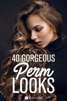 Different Perm Curls Long Hair, Different Perms For Women, Beachy Perm, Medium Length Permed Hair, Perms For Medium Length Hair, From Straight To Curly Hair, Perms For Medium Hair, Big Curl Perm, Medium Permed Hairstyles