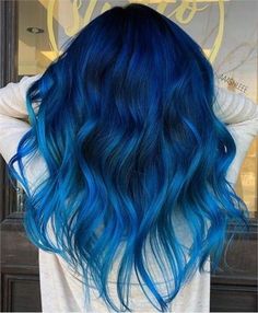 Blue Mermaid Hair, Perfect Blonde Hair, Mermaid Hair Color, Dark Blonde Hair Color, Trending Hair, Cute Hair Colors, Teal Hair, Pretty Hair Color, Hair Color Blue