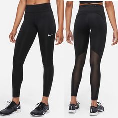 Nike Fast Women's Mid-Rise Running Leggings Spring Running Black Bottoms, Fitted Running Bottoms, Fitted Bottoms For Running, Full Length Training Bottoms, Spring Running Fitted Bottoms, Nike Sports Bottoms, Fitted, Nike Tight Sports Bottoms, Tight Nike Sports Bottoms, Nike Tight Workout Bottoms