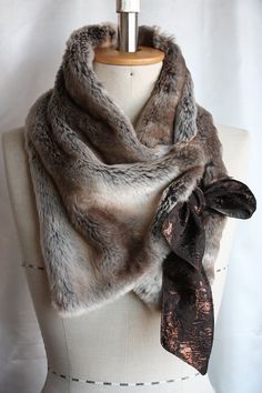 Faux Fur Scarf, Best Leather Jackets, Woolen Scarves, Soft Brown