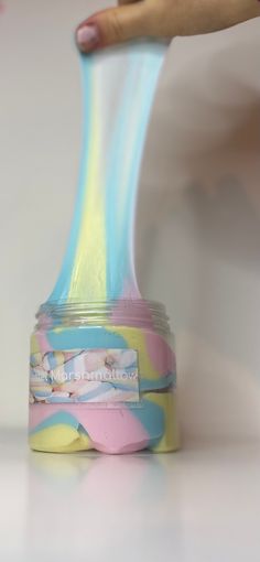 This butter slime is one of my favorites. It's so pretty, and fun to play with. Marshmallow Slime, Butter Slime, Foam Slime, Hickory Nc, My Favorites, Christmas List, So Pretty, Gift Registry, Slime