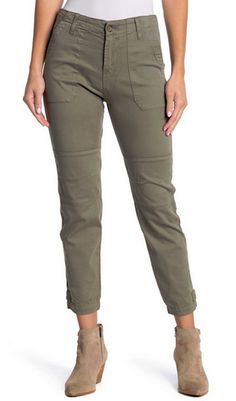 FIDELITY DENIM Jaxton 2.0 Cargo Pants NWT $224 Style     L1052 Size  27 Color    PISTACHIO Details A classic cargo pant features a slightly cropped hem and button tab detail.     - Zip fly with button closure     - Front and back patch pockets     - Button tab cuffs     - Approx. 12" rise 26" inseam Fiber Content    98% cotton, 2% spandex Care    Hand wash or Machine Wash Mid-rise Green Pants With Patch Pockets, Green Mid-rise Cargo Pants With Patch Pockets, Mid-rise Green Pants With Belt Loops, Green Mid-rise Pants With Belt Loops, Cargo Pant, Back Patch, Pistachio, Cargo Pants, Patch Pocket