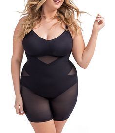 Body Suit Outfits, Shape Wear, Plus Size Lingerie, Dillard's, Body Suit, Shapewear, Clothing Accessories, Lingerie, V Neck