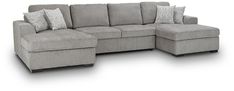 Includes: Left storage chaise, armless pull-up sleeper, and right storage chaiseBlakely is a casual sectional for a relaxed home. It’s upholstered in a polyester fabric and includes accent pillows that add more character to your seating. The wood construction supports the foam seat cushions and fiber-filled back cushions for lounging around and entertaining guests. With the pullout sleeper, Blakely takes your room from day to night and makes hosting overnight guests super easy. With the storage Storage Sectional, Relaxed Home, Chill Room, Storage Chaise, Zen Space, Sleeper Sectional, Double Chaise, Bedding Basics, Gray Fabric