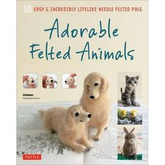 the book has two stuffed animals on it's front cover, and is also in color