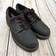 Men's Comfort Oxfords Leather Oxford Shoes, Doc Martens, Brown Leather, Oxford Shoes, Boston