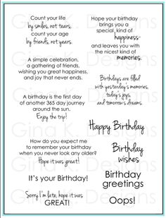 a birthday card with the words happy birthday