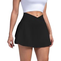 PRICES MAY VARY. ➤Womens Athletic Skirt: Our tennis skort is designed for comfort, style & movement. Our tennis skirts for women have built-in shorts to enhance your range of motion while providing sufficient coverage throughout the game, and you can move confidently on the court. ➤2 Elastic Pockets: This tennis skirt is designed with 2 pockets for storing tennis balls, phone, cards and other essentials, leaving your hands free to focus on your exercise. Additionally, the pockets functioned with Skorts Skirts For Women, Yoga Skirt, Golf Skorts, Shorts Skirt, Athletic Skirt, Sports Shorts Women, Phone Cards, Tennis Skirts, Tennis Skort