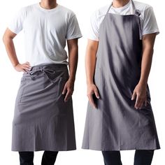 PRICES MAY VARY. 👨‍🍳《UNISEX COOKING CHEF BUTCHER APRON / BISTRO APRON》 The neck strap has no metal fittings, so you can tie the apron around your waist and use it as a Bistro Apron. The strap is long enough that you can tie it either in the back or in the front. A stylish apron for both home kitchens and professional use in restaurants. Lightweight, long enough, and water-repellent, this apron can be conveniently used for cooking, DIY work, gardening, painting, repairs and more. 👨‍🍳《WATER-RE Stylish Apron, Gardening Painting, Butcher Apron, Bistro Apron, Branded Aprons, Apron For Men, Aprons For Men, Cafe Style, Cooking Chef