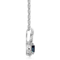 Sterling silver pendant with one 7 millimeter round lab-created alexandrite, one 2. 50 millimeter round lab-created white sapphire and thirty-seven 1 millimeter round lab-created white sapphires18 inch sterling silver rope chain | Lab-Created Alexandrite & White Sapphire Pendant Necklace | Sterling Silver | Helzberg Diamonds White Gold Necklace With Diamond Cut Lab-created Sapphire, White Gold Necklace With Birthstone And Lab-created Sapphire, Diamond Cut Lab-created Sapphire Jewelry, White Gold Necklace With Lab-created Sapphire Birthstone, Silver Necklace With Lab-created Sapphire In Prong Setting, Silver Necklace With Prong-set Lab-created Sapphire, White Gold Jewelry With Diamond Cut Lab-created Sapphire, Anniversary Necklace With Lab-created Sapphire In Prong Setting, Silver Jewelry With Diamond Cut Lab-created Sapphire