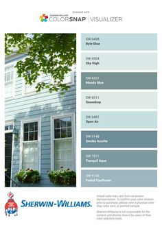 the color scheme for sherylin williams's house