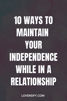 Maintaining your independence in a relationship is vital for personal growth and happiness. Explore ten practical ways to keep your individuality while nurturing your connection with your partner. Embrace self-care, pursue your passions, and communicate your needs to create a balanced and fulfilling partnership.  #Independence #HealthyRelationships #SelfCare #PersonalGrowth #Love #Couples #Boundaries #Balance #RelationshipGoals #Empowerment Communicate Your Needs, Sibling Bonding, Distance Love, Bonding Activities, Small Acts Of Kindness, New Relationship Quotes