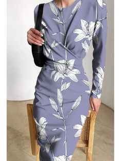 Item ID: TC5898Style:ElegantMaterial:SatinSleeve Style: Long SleeveLength:Maxi DressPattern Type:PrintDecoration:PleatedFit Type:RegularOccasion:DailyPackage included:1 * DressNoteDue to the difference between different monitors, the picture may not reflect the actual color of the item. ShippingReceiving time = Processing time + Shipping timeReturn PolicyOur GuaranteeReturn or exchange within 15 days from the delivered date.Request:1. Items received within 15 days from the delivered date.2. Item