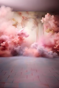 Photograph Background Studio, Cloud Backdrop, Gold Clouds, Pink Church, Dreamy Backdrop, Pink Pool, 33rd Birthday, Pink Cloud, Nails Today