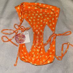 Kulani Kini Bikini Bottom, Brand New. Liner Intact 3x In Australian Sizing Xl In American, Print Wandering Stars Swim Bottoms, Orange Yellow, Color Orange, Womens Swim, Orange Color, Bathing Suits, Brand New, Orange, Stars