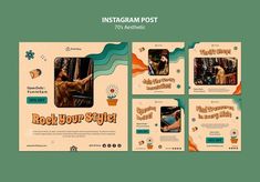 the instagram post has been designed to look like it is being used for advertising