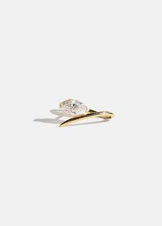 Marquise Serif Earring – KATKIM Marquise Cut Diamond, Stone Inlay, Band Bracelet, Band Engagement Ring, Engagement Bands, Marquise Diamond, Marquise Cut, Bracelet Gift, Gold Rose