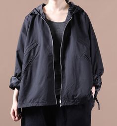 Long Women Casual Hooded Parka Plus Size Coat Jacket ,Custom make service available! Please feel free to contact us if you want custom made for this coat.Materials: cotton blendedMeasurement: One size fits all . length 65cm / 25.59"bust 128cm / 50.39"Sleeve length 67cm / 26.37" Most of our dresses are made of cotton linen fabric, soft and breathy. loose dresses to make you comfortable all the time.Flattering cut. Makes you look slimmer and matches easily.Payment:We accept payment by paypal and c Plus Size Coat, Loose Dresses, Plus Size Coats, Hooded Parka, Short Coat Jackets, Cotton Linen Fabric, Plus Size Shorts, Short Coat, Casual Coat