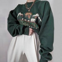 Color: Dark green, Size: XL Autumn 90s, Green Hoodie Women, E Girl Aesthetic, Aesthetic Print, Pull Oversize, Gatlinburg Tennessee, Women Hoodies, Green Sweatshirt, E Girl