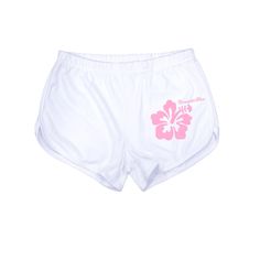 printed on front of shorts shorts are individually screen printed on a made to order basis, please allow 1 week to ship Hibiscus flower print on shorts! Hibiscus Clothes, Hibiscus Flower Print, Thrift Board, Hibiscus Flower, Cute Shorts, Beach Shorts, Equatorial Guinea, British Indian, Large White