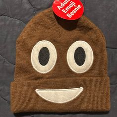 Nwt Adult Poop Emojibeanie, Brown, One Size Novelty Cap Beanie One Size Fits Most, Novelty One Size Fits Most Cap Beanie, Novelty One-size-fits-most Beanie Cap, Novelty Warm Beanie, One Size Fits Most, Novelty Warm Beanie One Size Fits Most, Warm Novelty Beanie, One Size Fits Most, Warm Novelty Beanie One Size Fits Most, Warm Novelty Beanie, Warm Fun Beanie One Size Fits Most