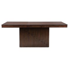 an image of a wooden table on a white background in the style of art deco