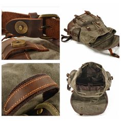 Large Waterproof Unisex Travel Backpack Waxed Canvas Outdoor Backpack Laptop Backpack Hiking Backpack Weekender Backpack Camping Backpack --------------------------------- Please offer your phone number in order to deliver your orders successfully. --------------------------------- Description: -Waxed canvas and full grain leather -Cotton Lining -Inside one pocket for laptop, one phone pocket, one wallet pocket, one zipper pocket, drawstring closure top -It can hold one 15.6'' laptop, A4 documen Khaki Large Capacity Backpack For Outdoor Activities, Khaki Adventure Bags With Waxed Finish, Khaki Adventure Bag With Waxed Finish, Adventure Khaki Bags With Waxed Finish, Practical Khaki Backpack For Travel, Khaki Leather Backpack For Outdoor Activities, Khaki Waxed Canvas Backpack For Outdoor, Khaki Waxed Finish Adventure Bag, Durable Khaki Bags For Adventure