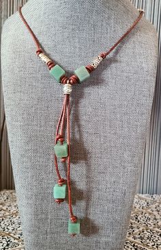 Agate necklace, simple designe, elegant. Color of gemstones is light green. Clasp is on the side. Medium length, about 12 inches. Cord- 2mm genuine leather in brown color. Hand Made Only one is available and ready to ship. Saltwater Pearl Necklace, Red Jasper Necklace, South Sea Pearl Necklace, Genuine Pearl Necklace, Gemstone Choker, Healing Necklace, Jasper Necklace, Elegant Color, Classic Necklace