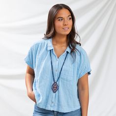 Trendy and tribal-inspired, the Mayan Pyramid Beaded Pendant Necklace makes a bold statement. Perfect for pairing with whites or denim for a great boho look. Made by women artisans of La Casa in Guatemala. Since 2000, La Casa Cotzal has designed a range of Guatemalan handcrafted pieces produced by artisan communities throughout the country. Mayan women traditionally have been backstrap loom weavers, but increasingly they are learning to use pedal looms as well. In traditional Guatemalan weaving, Southwestern Style Multicolor Handwoven Necklace, Southwestern Beaded Pendant Necklace, Southwestern Handwoven Beaded Necklace, Mayan Necklace, Guatemalan Weaving, Mayan Women, Blue Southwestern Hand-strung Necklaces, Backstrap Loom, Spirit Clothing