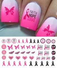 Pink Ribbon Nails, Nail Decals Diy, Water Slide, Nail Art Summer, Art Decals, Artificial Nails, Nail Decals