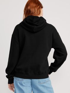 drawstring hood full-zip front drop-shoulder sleeves rib-knit cuffs embroidered logo graphic hand-warming pockets rib-knit hem available exclusively online and at outlet stores Canada Goose Women, Oversized Pullover, Womens Fleece, Oversize Hoodie, Full Zip Hoodie, Petite Size, Logo Graphic, Outerwear Women, Fleece Hoodie