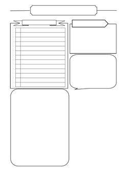 an image of a blank notepad with notes attached to the front and back side