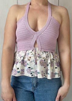 CONTRAST BRODERIE TRIM KNITTED CUT OUT TOP S:59%POLY 41%VISCOSE C:100%POLY Model is 5'1 and wearing a size small Cut Out Top, Online Purchase, Cut Out, Lavender, Trim, Size Small, Boutique, How To Wear