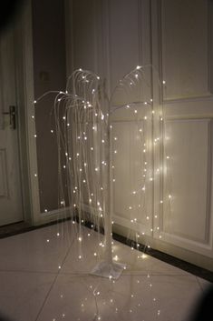 White Willow Tree W/ 216 Warm White LEDs - 4 Feet High HI-LINE GIFT LTD. White Willow Tree, Chevron Furniture, Light Up Tree, Weeping Willow Tree, Warm White Lights, Copper Wire Lights, Bird Bath Fountain, Warm White Led Lights, White Willow