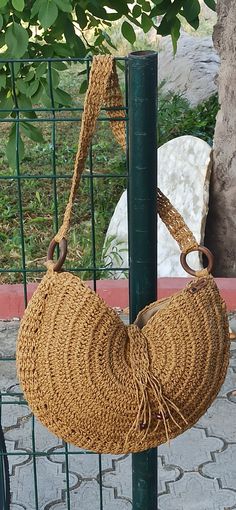 This handmade crocheted summer bag is completely hand-knitted using natural paper rope raffia. It is completely useful at every opportunity. It is lined. Beach-style Crochet Bag In Natural Fiber, Eco-friendly Natural Color Crochet Beach Bag, Eco-friendly Sand Crochet Bag For Beach, Bohemian Hand-knitted Straw Bag For Beach, Summer Bags Beach, Eco-friendly Rattan Crochet Bag For Beach, Raffia Bag, Beach Bag, Crochet Bag