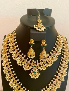 Discover the traditional elegance of the Guttapusalu Necklace. Handcrafted in India, this intricate piece adds a touch of culture to any outfit. Elevate your style with the beauty and craftsmanship of Indian jewelry. Jewellery Care- Keep the jewelry dry, avoid heat and contact with perfumes & water. Guttapusalu Necklace, Extravagant Wedding Dresses, Extravagant Wedding, Bridal Choker, Fancy Blouses, Affordable Jewelry, Bridal Sets, Elevate Your Style, Indian Jewelry