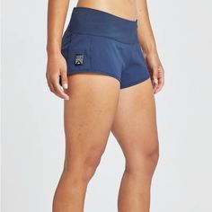 Oiselle Mac Roga Shorts Nwt, Size 8. Color Midnight (Fun Geometric Pattern). Style 103119. 1.75” Inseam. Inner Drawcord With A Built-In Technical Liner. Back Rear Pocket With Zip Closure. Measurements: Inseam 1.75” And Waist Laying Flat 16.5 To - 17”. Material: 86% Polyester And 14% Spandex. Four Way Stretch. Brand New And Never Worn. Smoke Free Home. Sporty Navy Bottoms With Built-in Shorts, Navy Fitted Bottoms With Built-in Shorts, Yoga Bottoms With Elastic Waistband And Short Inseam, Sporty Blue Swimwear With Short Legs, Sporty Bottoms With Built-in Shorts, Mid-rise, Sporty Blue Short-leg Swimwear, Sporty Mid-rise Bottoms With Built-in Shorts, Stretch Pajama Shorts For Yoga, Blue Athleisure Shorts With Contoured Waistband