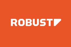 the word robustt is written in white on an orange background, and it looks like