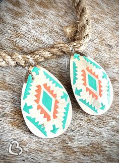 Aztec Turquoise and Coral Earrings - CountryFide Custom Accessories and Outdoors Southwestern Green Dangle Earrings, Bohemian Green Pierced Teardrop Earrings, Bohemian Green Teardrop Pierced Earrings, Southwestern Green Teardrop Earrings, Adjustable Turquoise Teardrop Earrings, Southwestern Turquoise Teardrop Earrings For Gift, Handmade Southwestern Turquoise Teardrop Earrings, Handmade Turquoise Teardrop Earrings Southwestern Style, Handmade Turquoise Teardrop Earrings In Southwestern Style